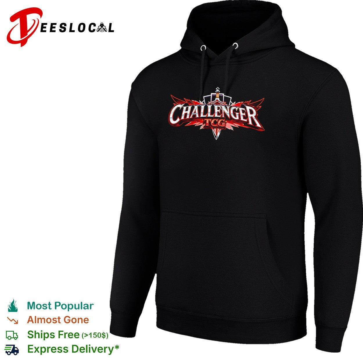 Crown swords cards challenger TCG shirt