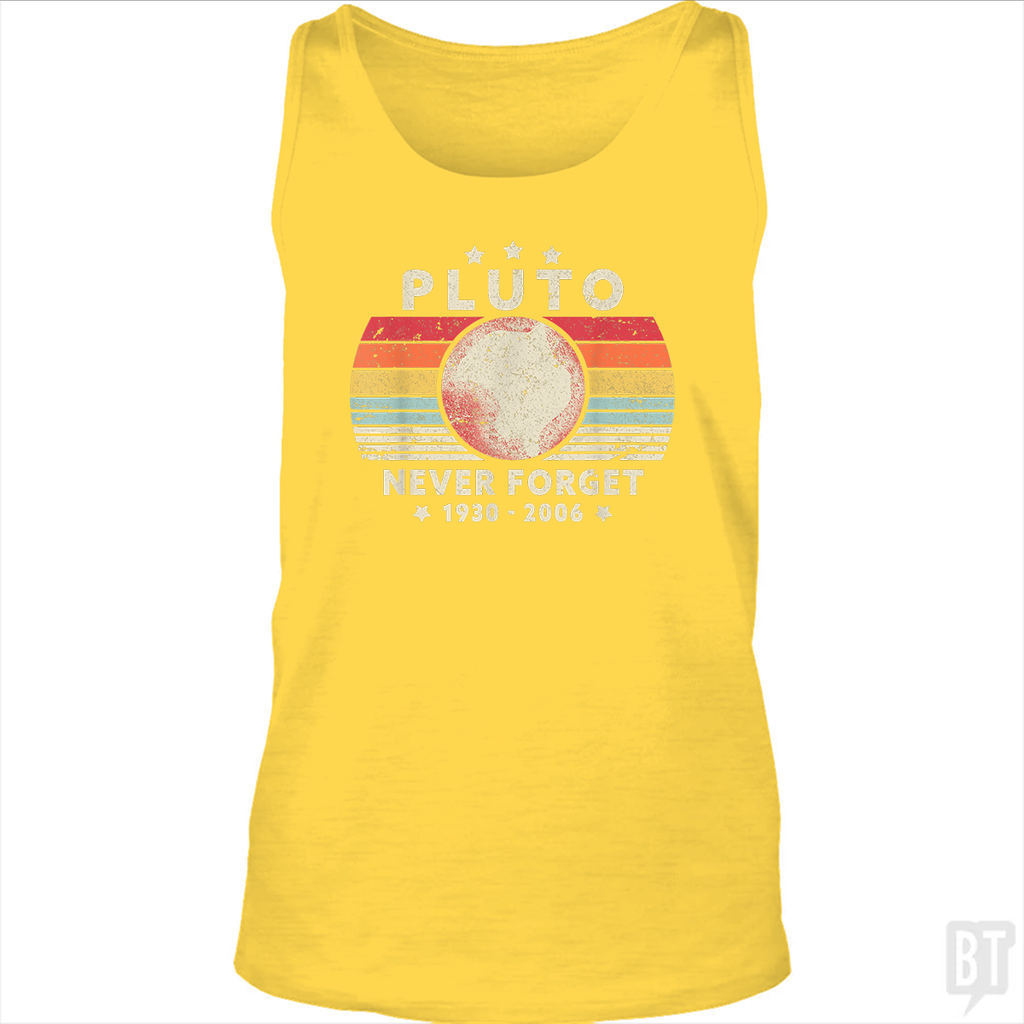 Never Forget Pluto Tank Top