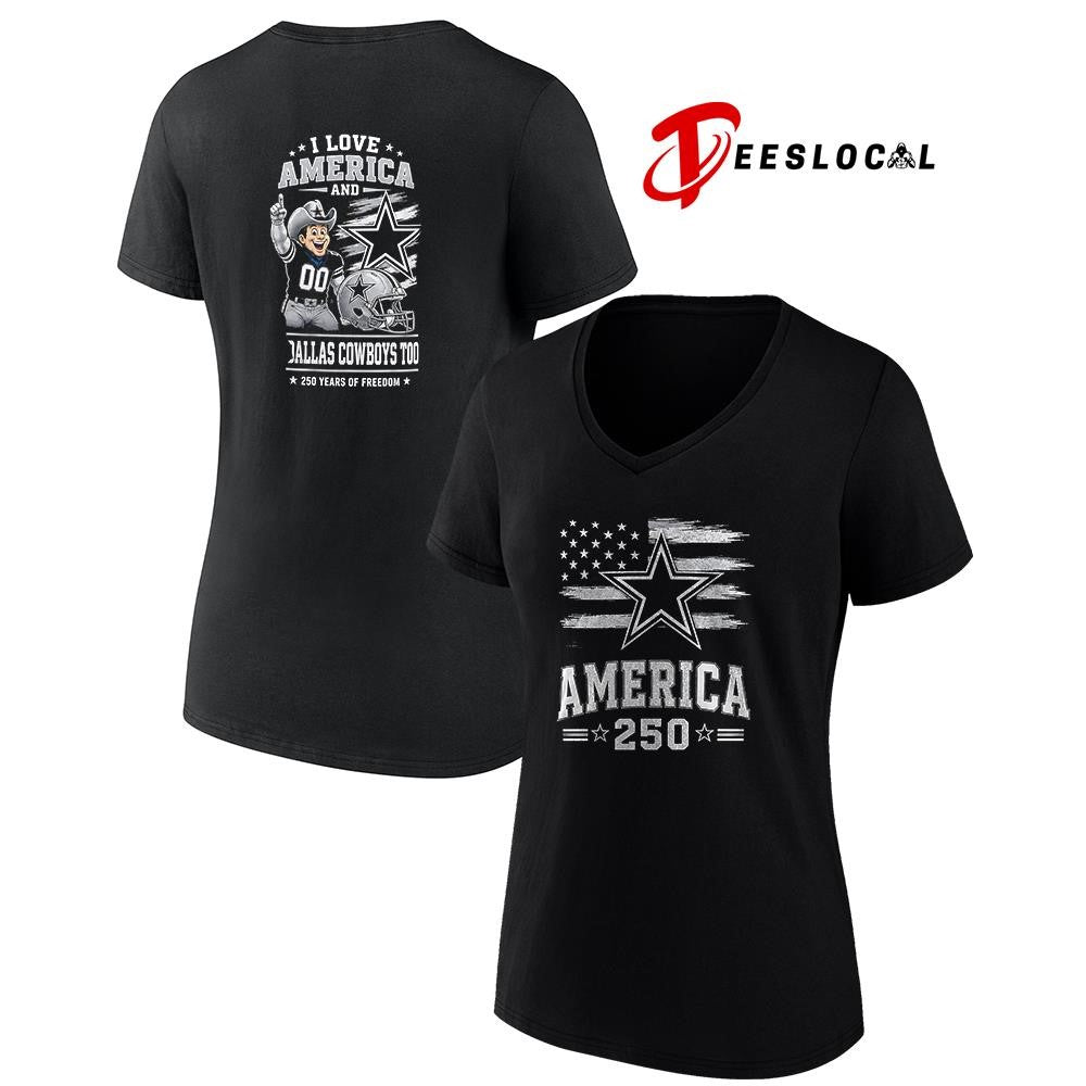 Dallas Cowboys 250 years of freedom mascot shirt