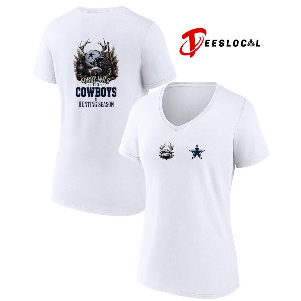 Dallas Cowboys sorry wife it’s hunting season deer shirt
