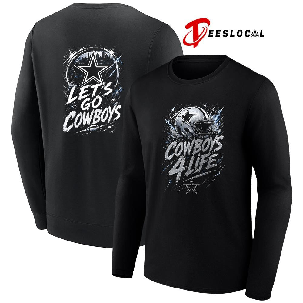Dallas Cowboys x fan 4 life graphic shirt