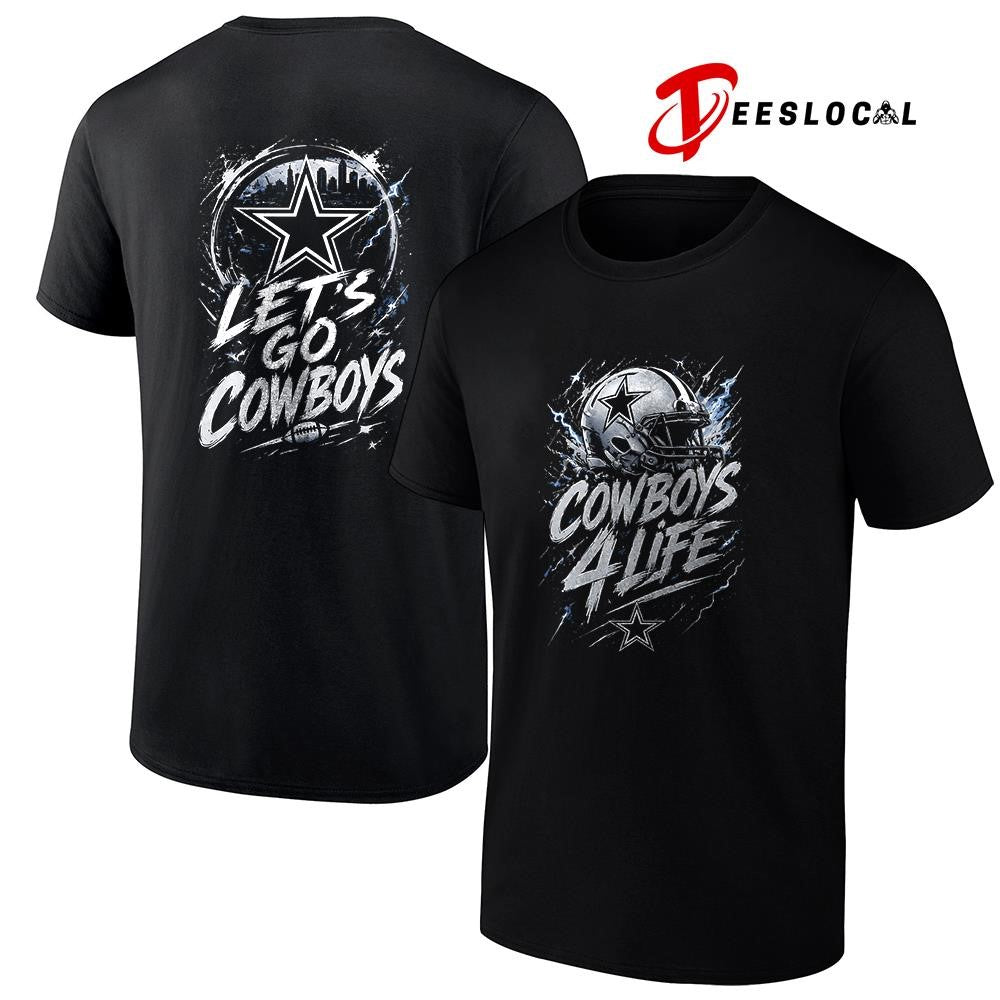 Dallas Cowboys x fan 4 life graphic shirt