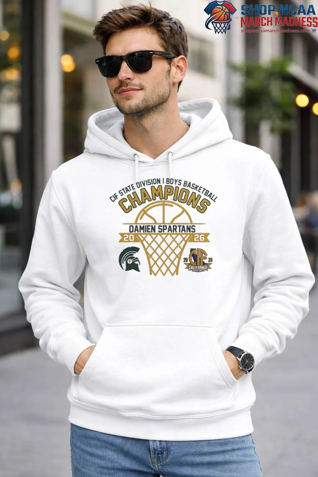Damien Spartans 2026 CIF State Division I Boys Basketball Champions Shirt Damien Spartans 2026