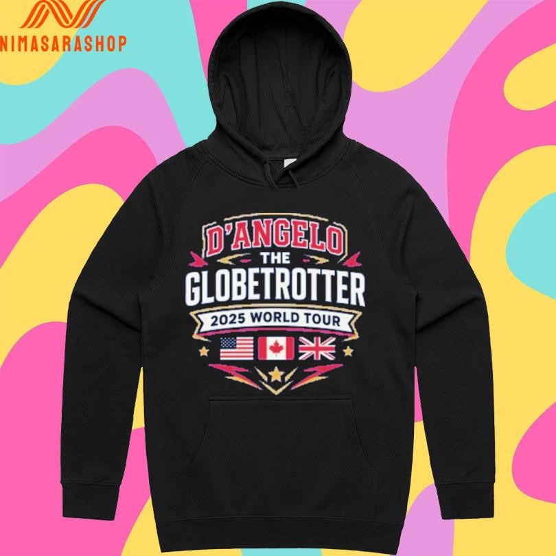 D’angelo The Globetrotter 2025 World Tour Shirts