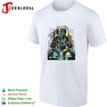 Darth Vader geometric abstract circuit art shirt