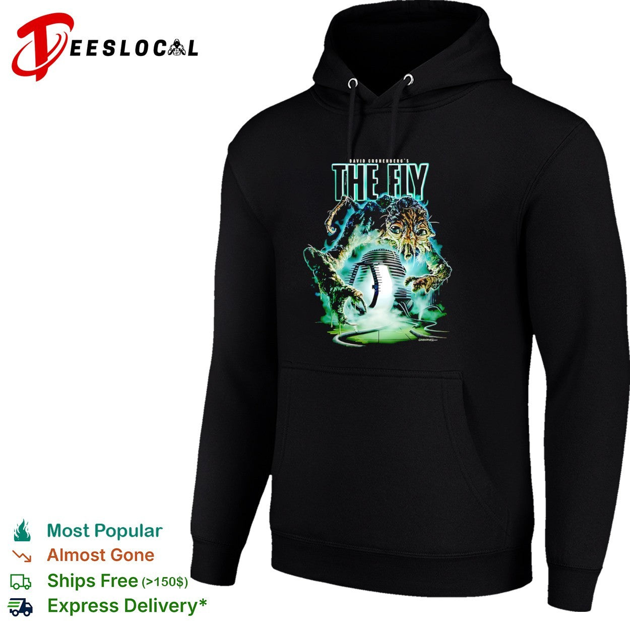 David Cronenberg The Fly Brudlefly Telepod Science Fiction Horror Movie shirt