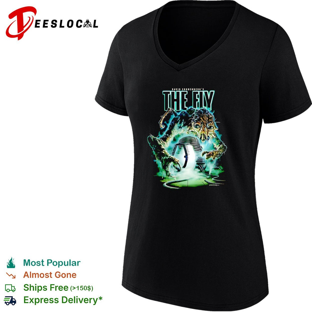 David Cronenberg The Fly Brudlefly Telepod Science Fiction Horror Movie shirt
