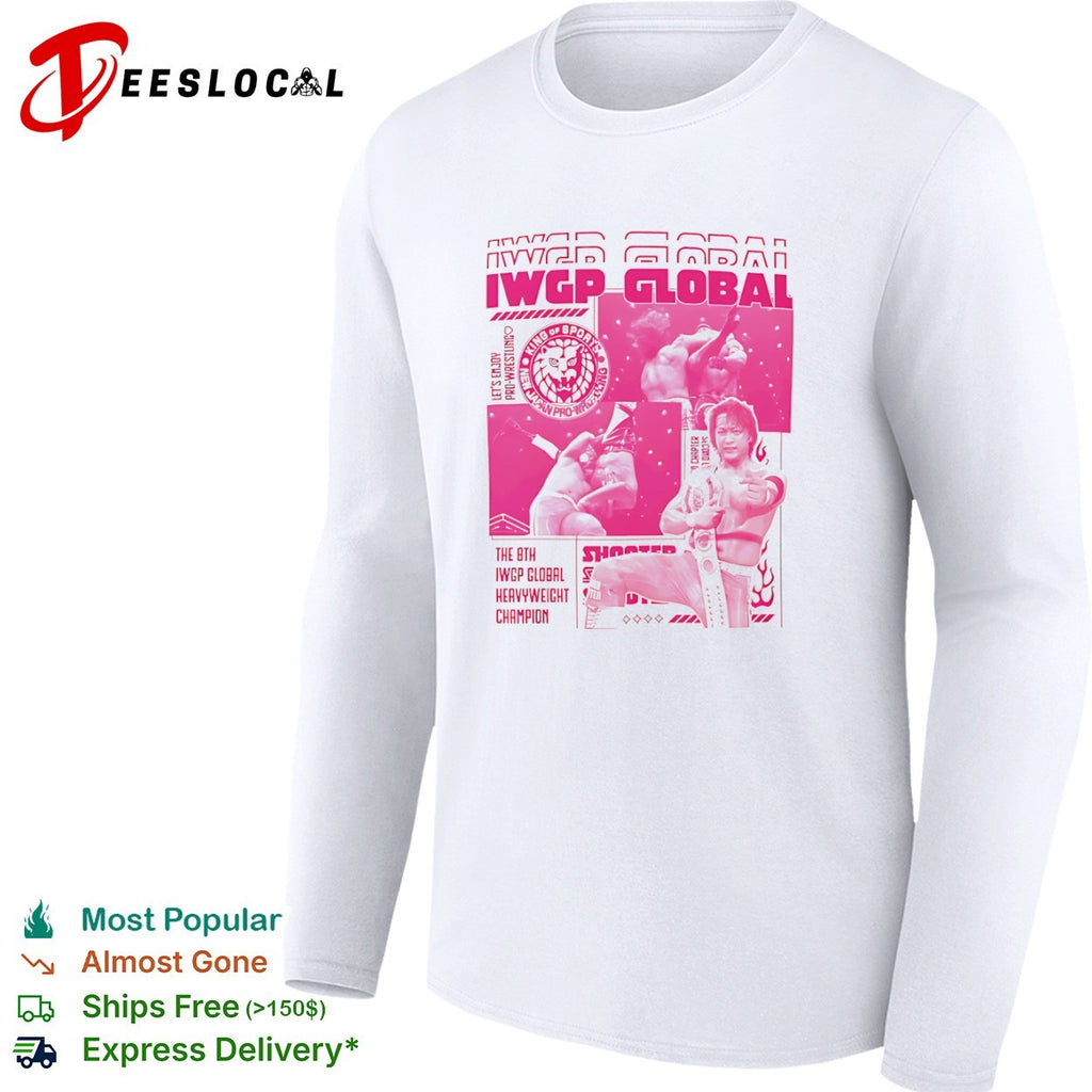 David Finlay IWGP Global Heavyweight Champion New Japan Pro Wrestling shirt