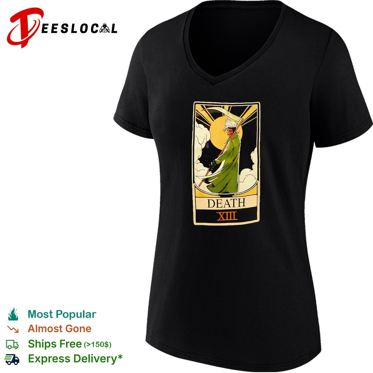 Death 13 Tarot Card shirt