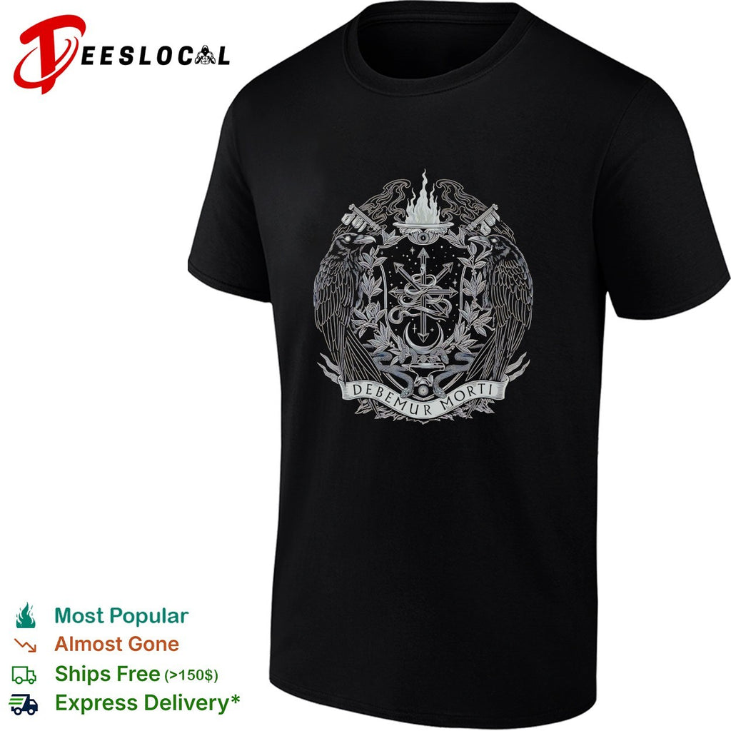 Debemur Morti ravens crest snake fire shirt