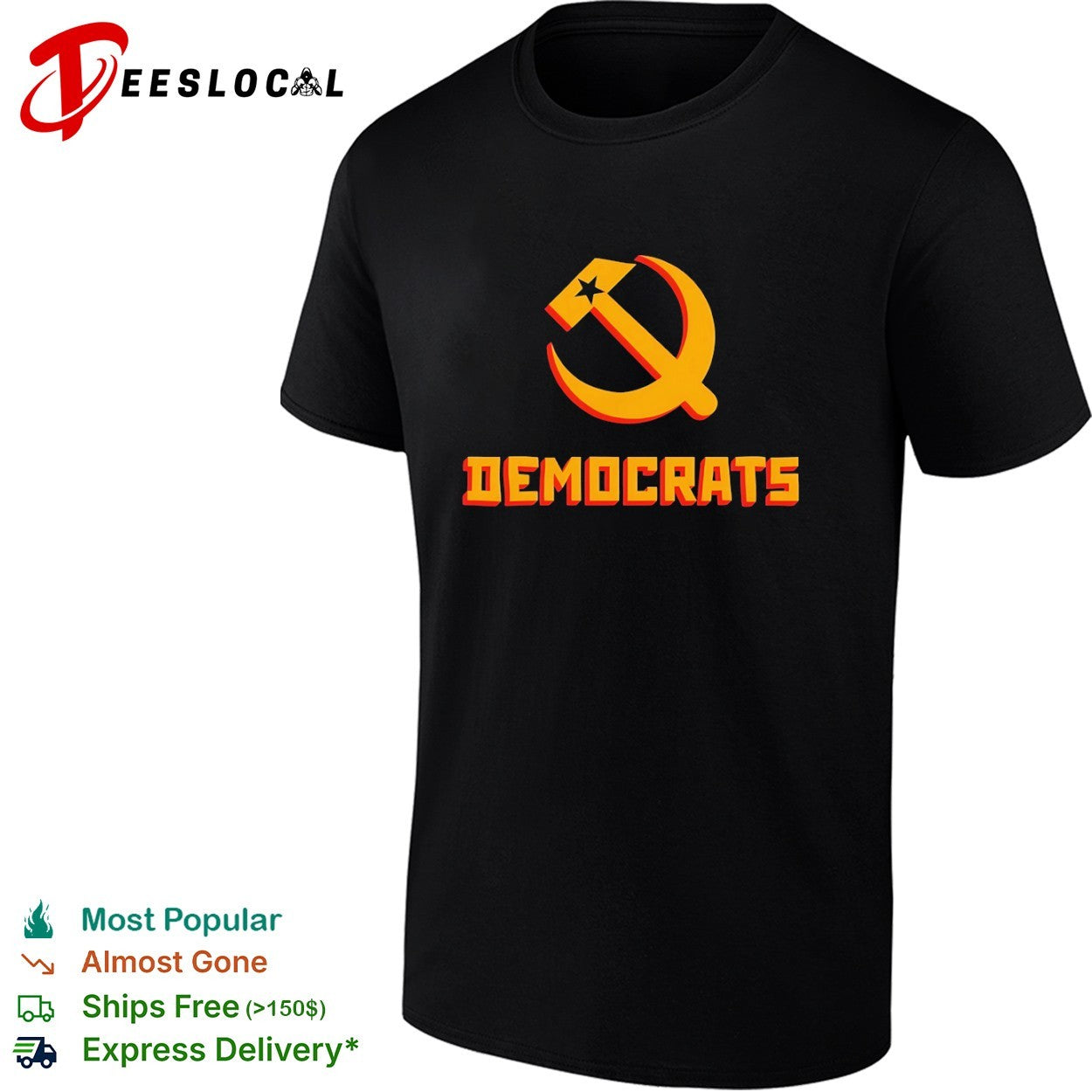 Democrats hammer sickle shirt
