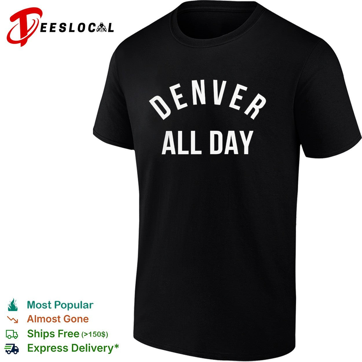Denver All Day Denver Nuggets NBA Shirt