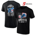 Detroit Lions 250 years of freedom mascot shirt