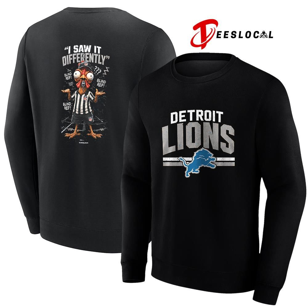 Detroit Lions Blind ref I saw it differently shirt