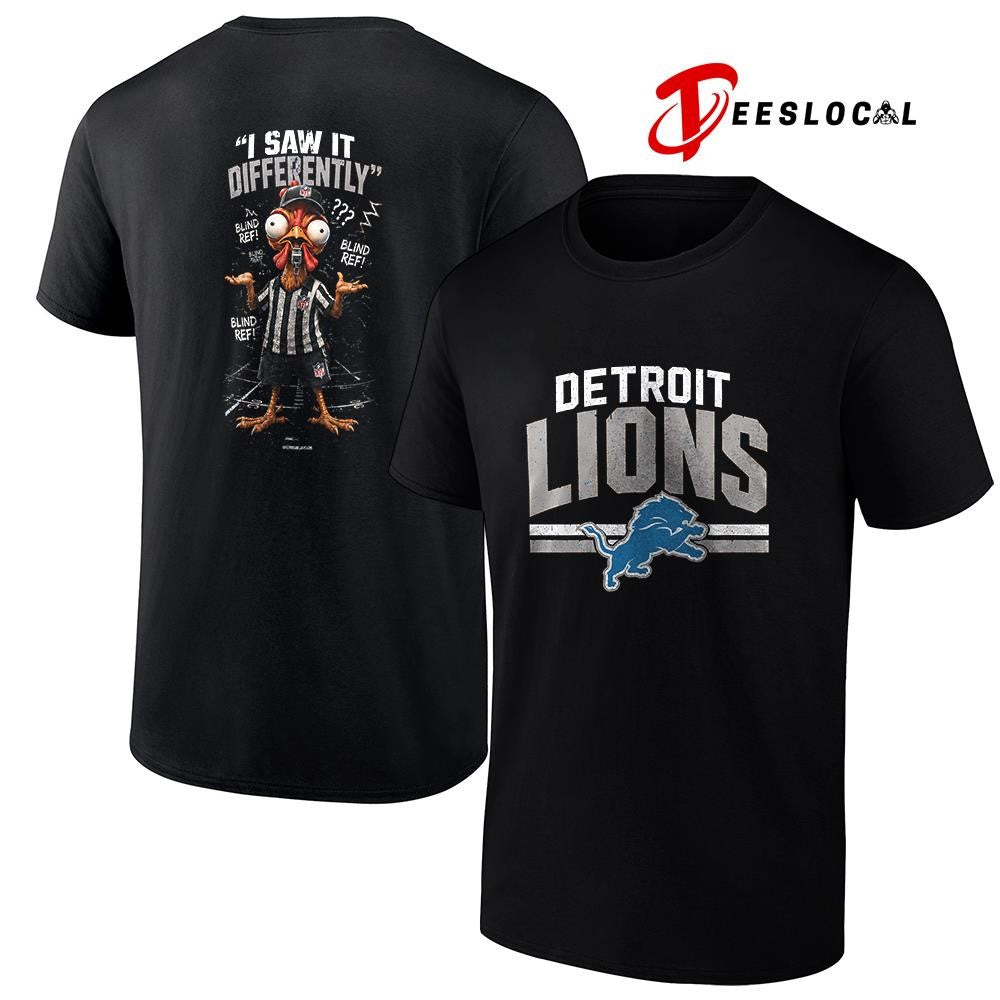 Detroit Lions Blind ref I saw it differently shirt