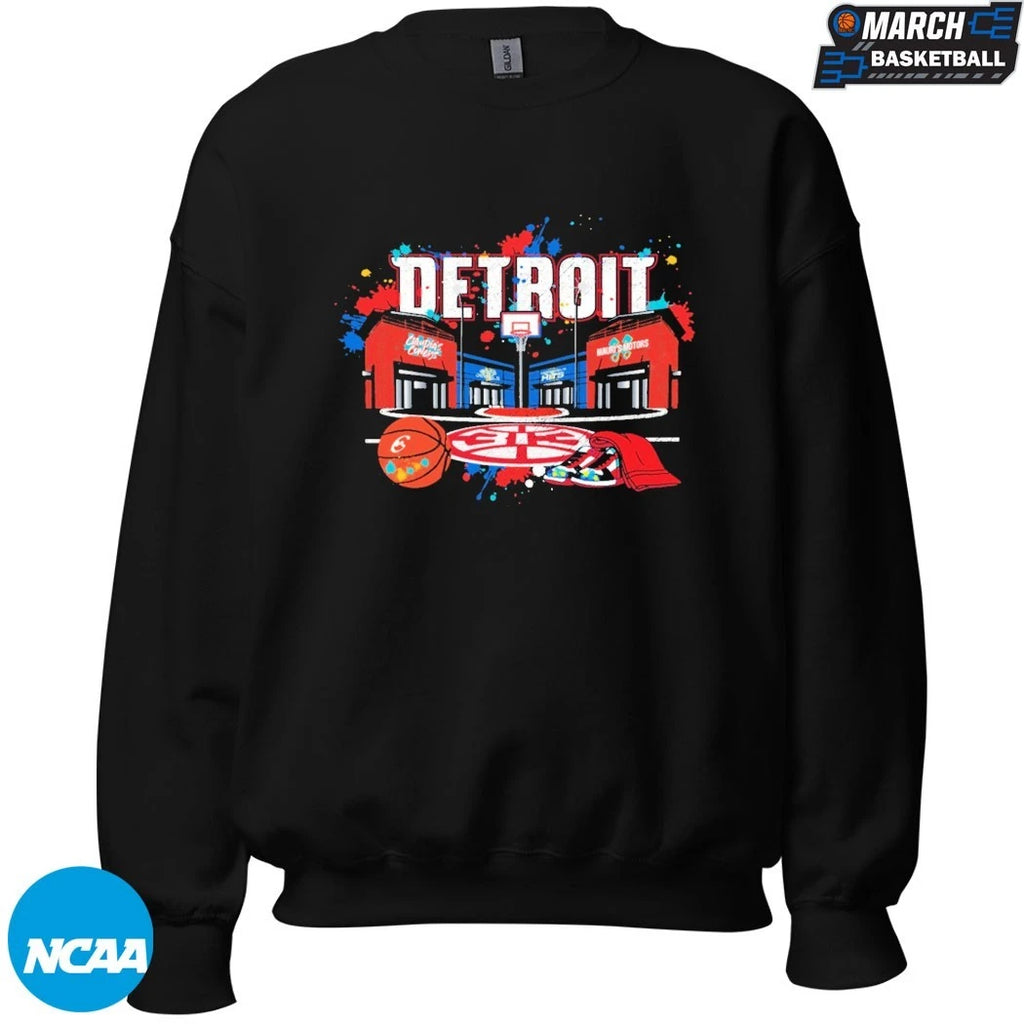 Detroit Pistons 313 City Of Hoop Dreams T-shirts