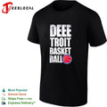 Detroit Pistons DEEE TROIT BASKET BALL basketball shirt