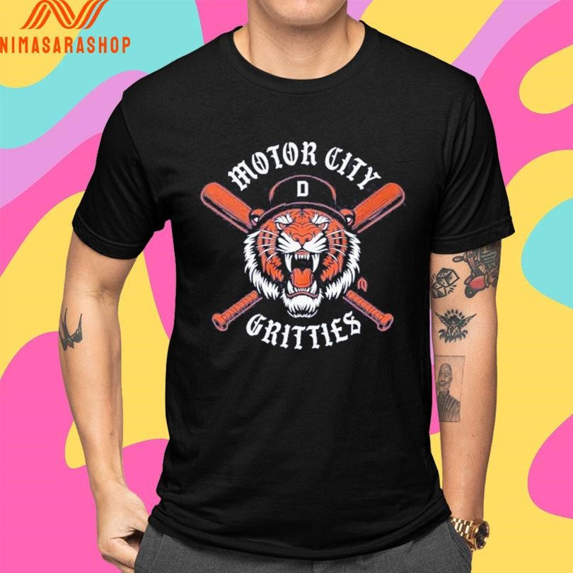 Detroit Tigers Motor City Gritties Shirts