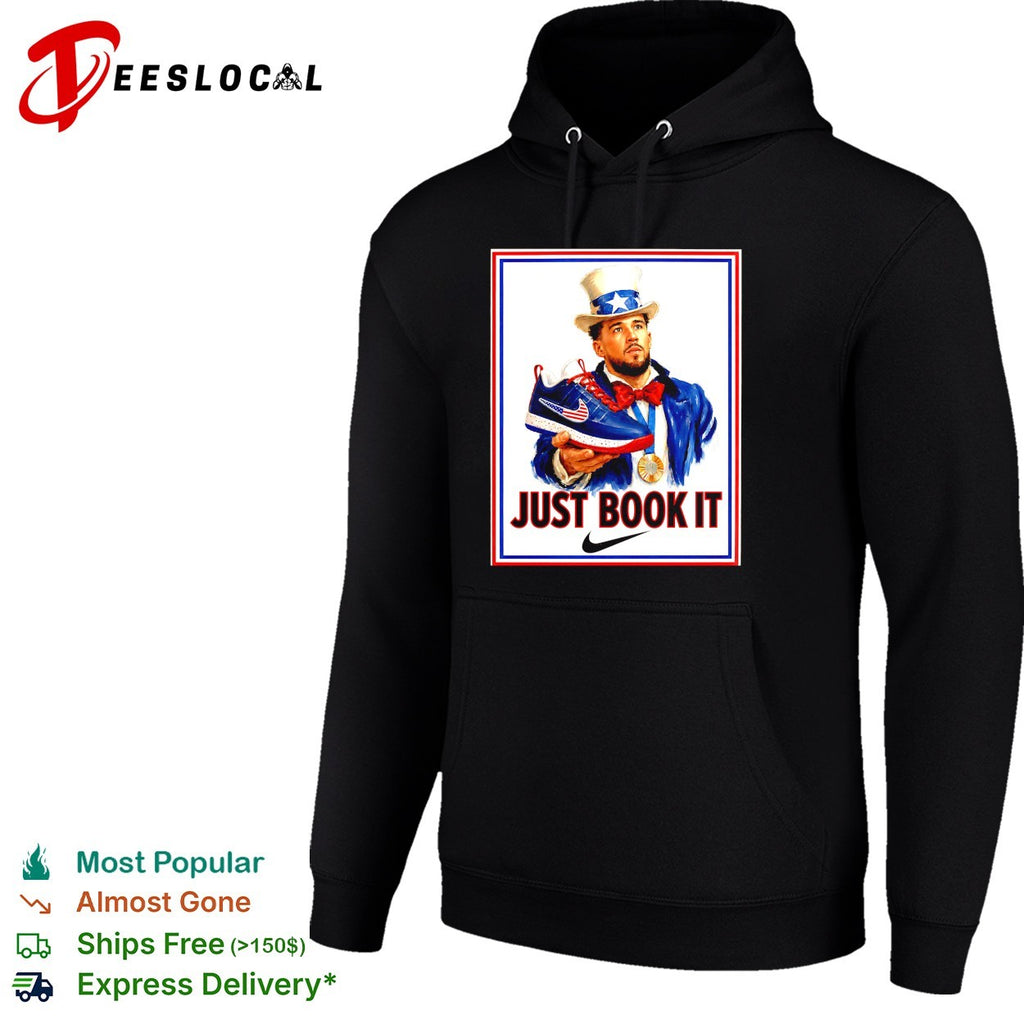 Devin Booker Uncle Sam just book it gold medal shirt