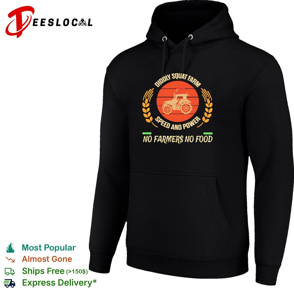 Diddly Squat Farm speed and power no farmers no food tractor wheat shirt
