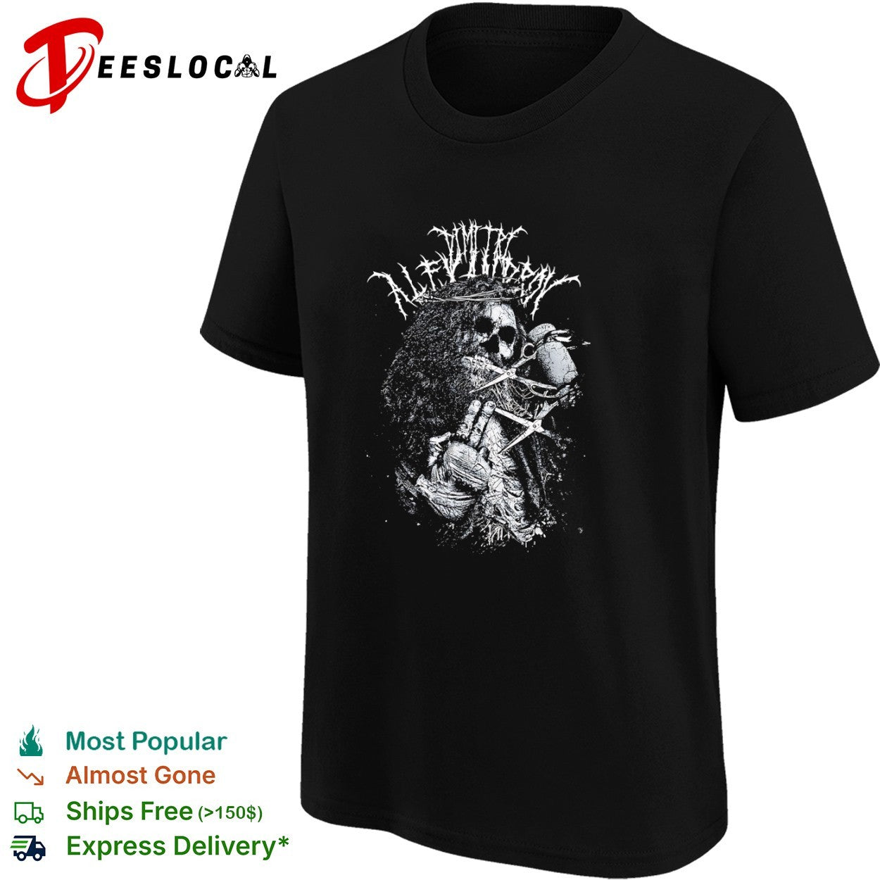 Dimitri Alejandro skeleton Jesus shirt