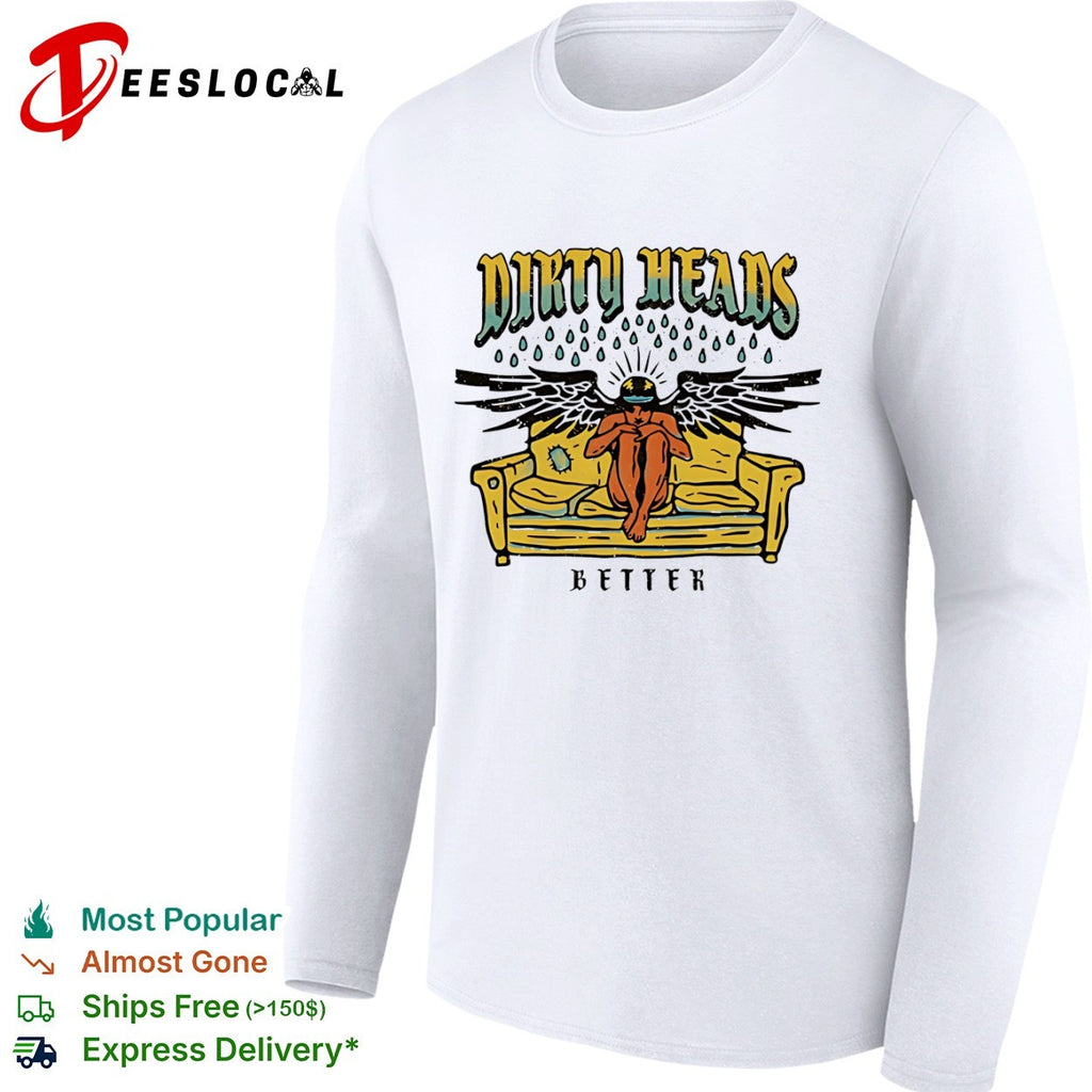 Dirty Heads Better angel on couch alternative rock band shirt