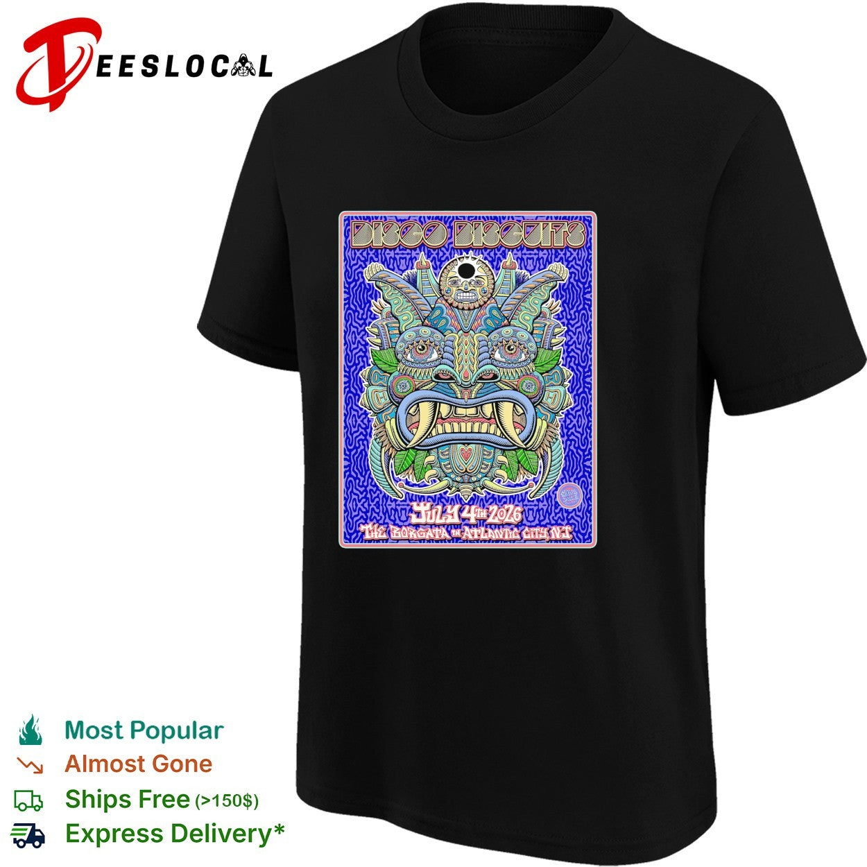 Disco Biscuits July 4 2026 The Borgata Atlantic City NJ shirt