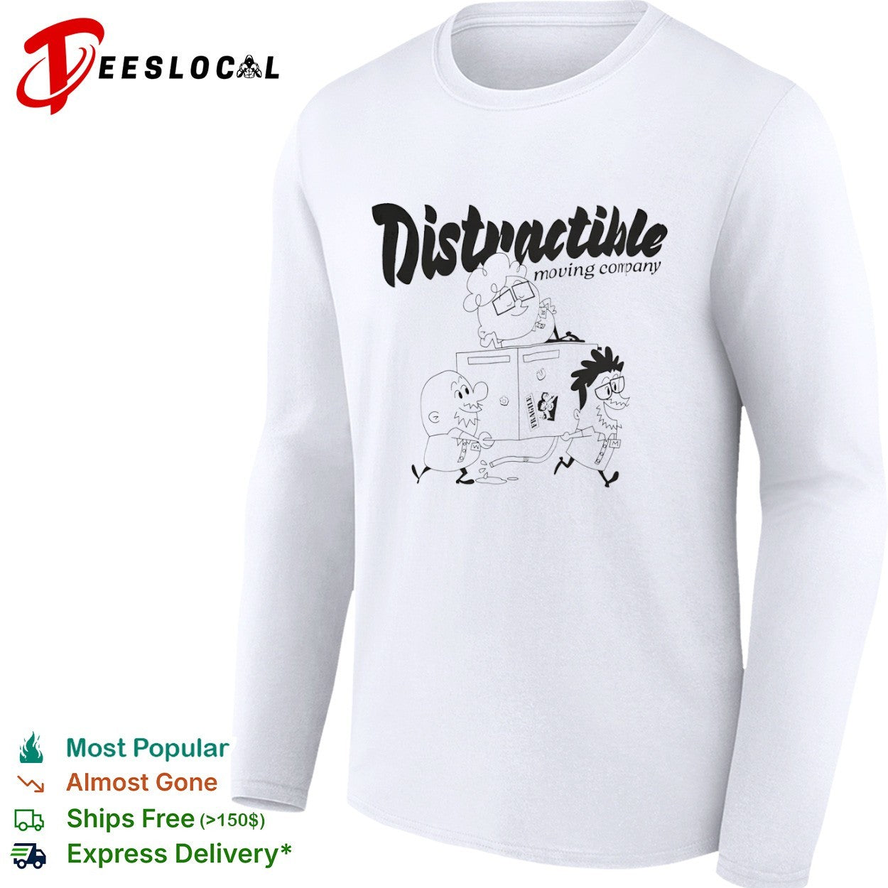 Distractable moving company Markiplier Bob Muyskens Wade Barnes podcast shirt