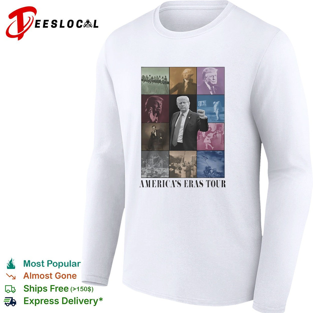 Donald Trump Americas eras tour collage shirt