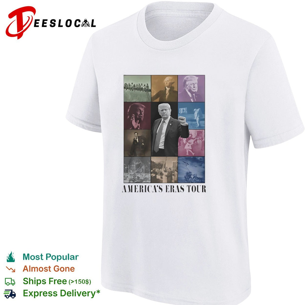Donald Trump Americas eras tour collage shirt
