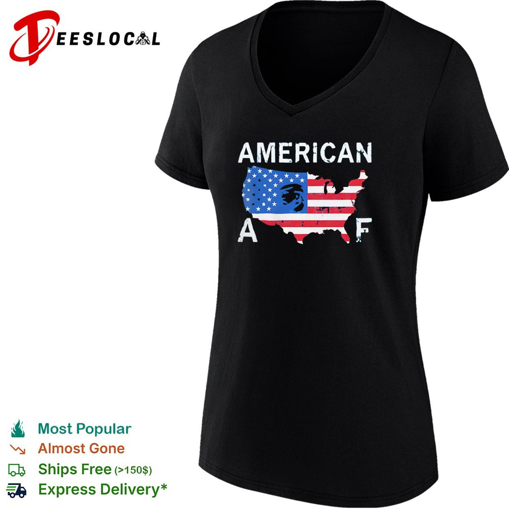 Donald Trump US map American af shirt