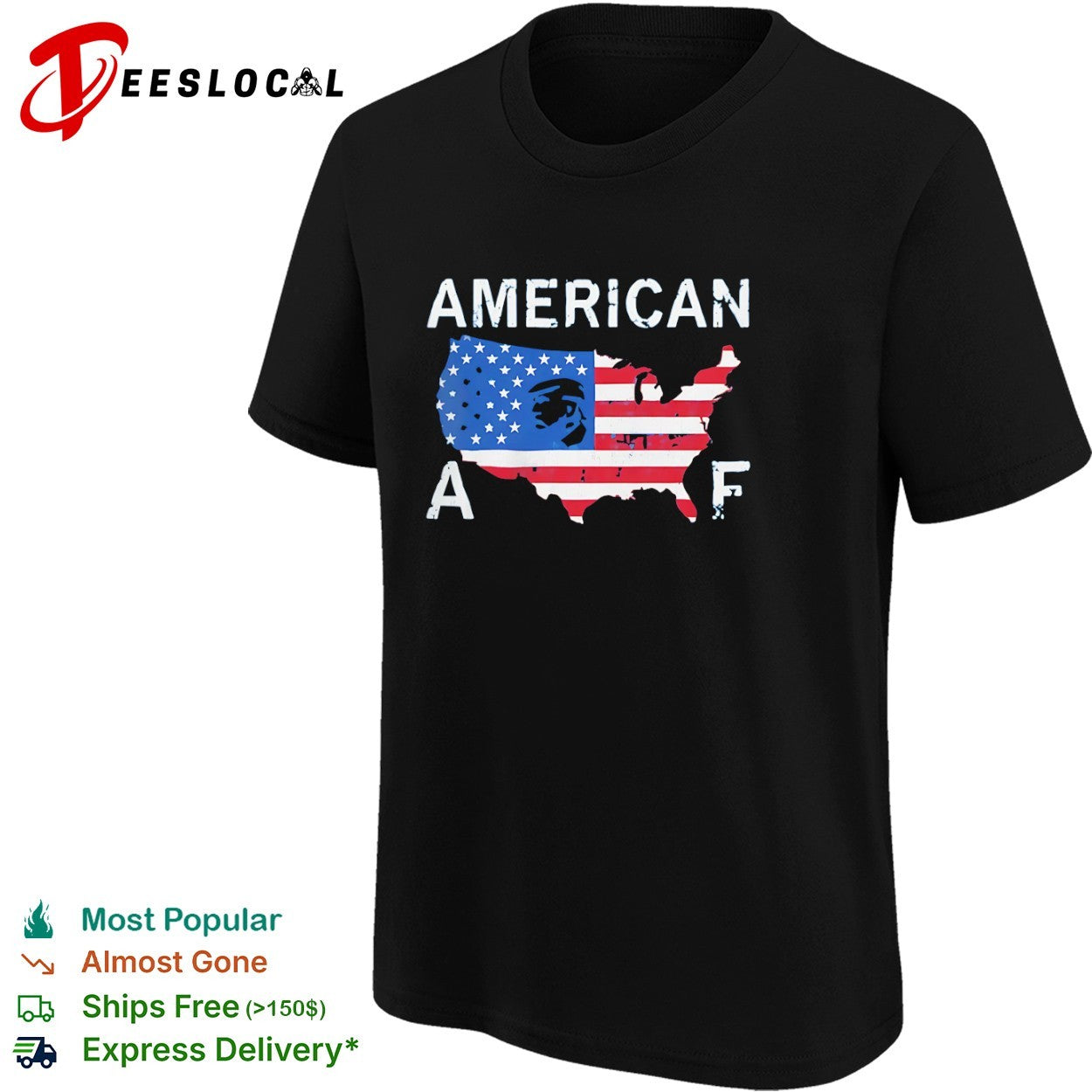 Donald Trump US map American af shirt