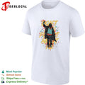 Don’t forget about me masked figure neon paint splatter shirt