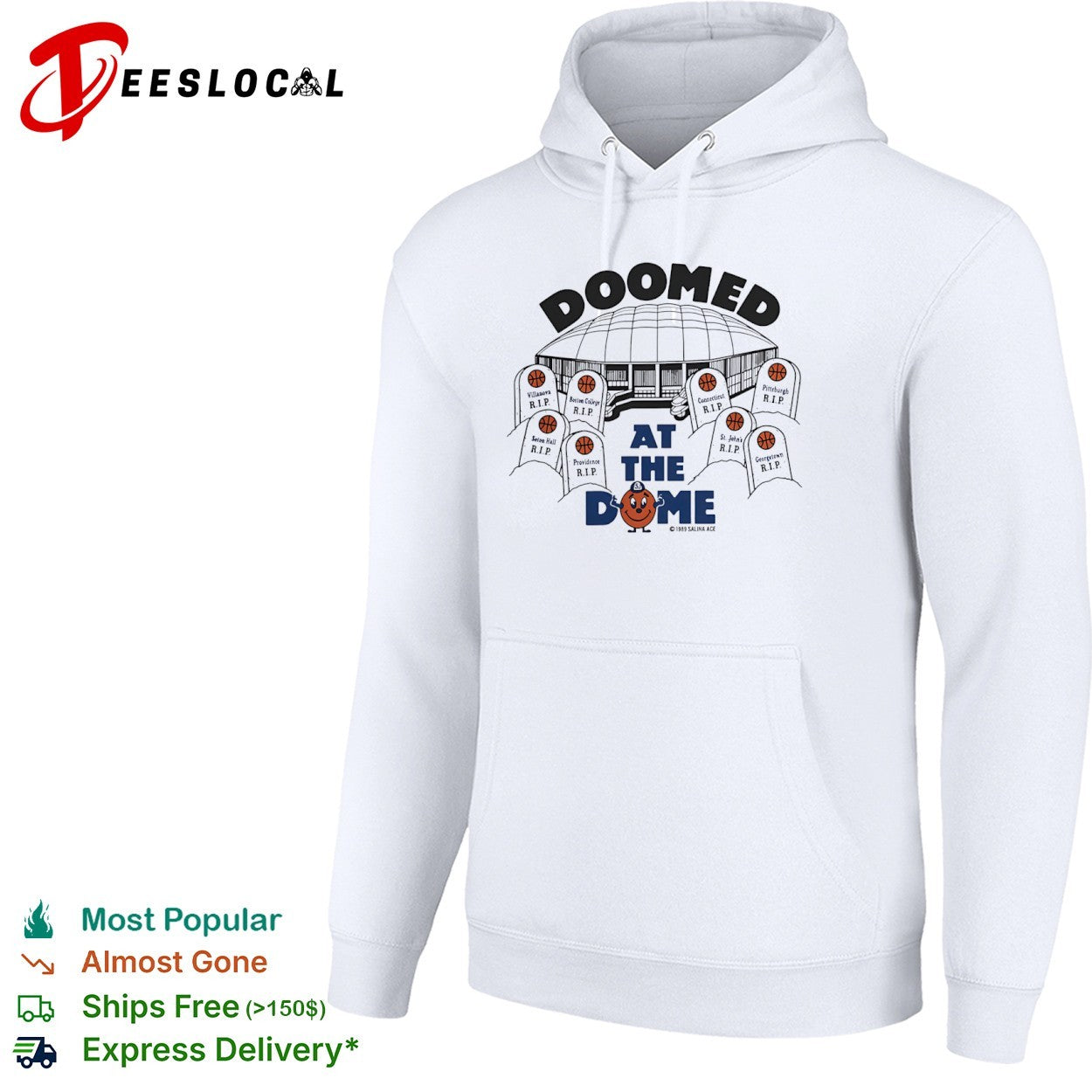 Doomed at the Dome Syracuse Basketball Villanova Boston College Connecticut shirt
