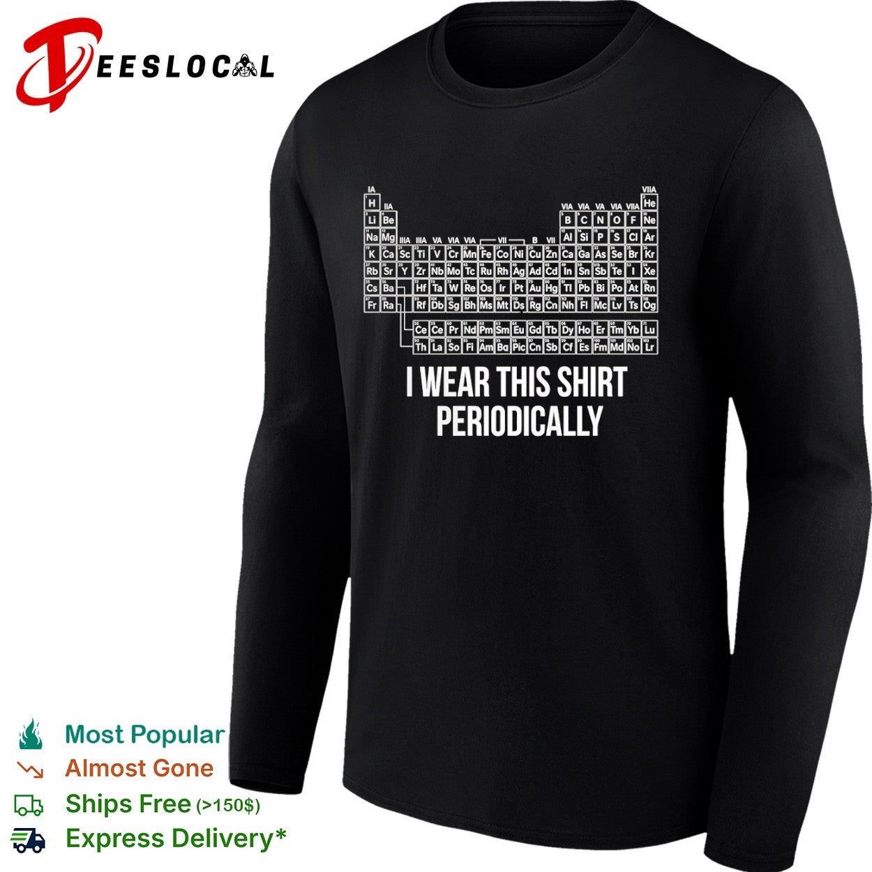 Dr Grace’s Periodic Table shirt