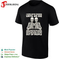 Dual skeleton I hope we are friends until we die skeleton besties ghost friends shirt