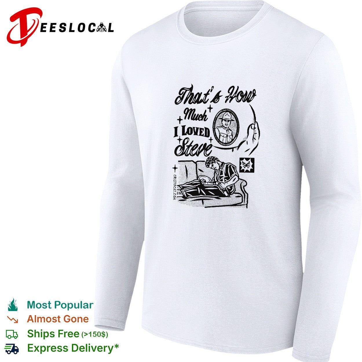 Dunk man on sofa that’s how much I loved steve sad man on couch shirt
