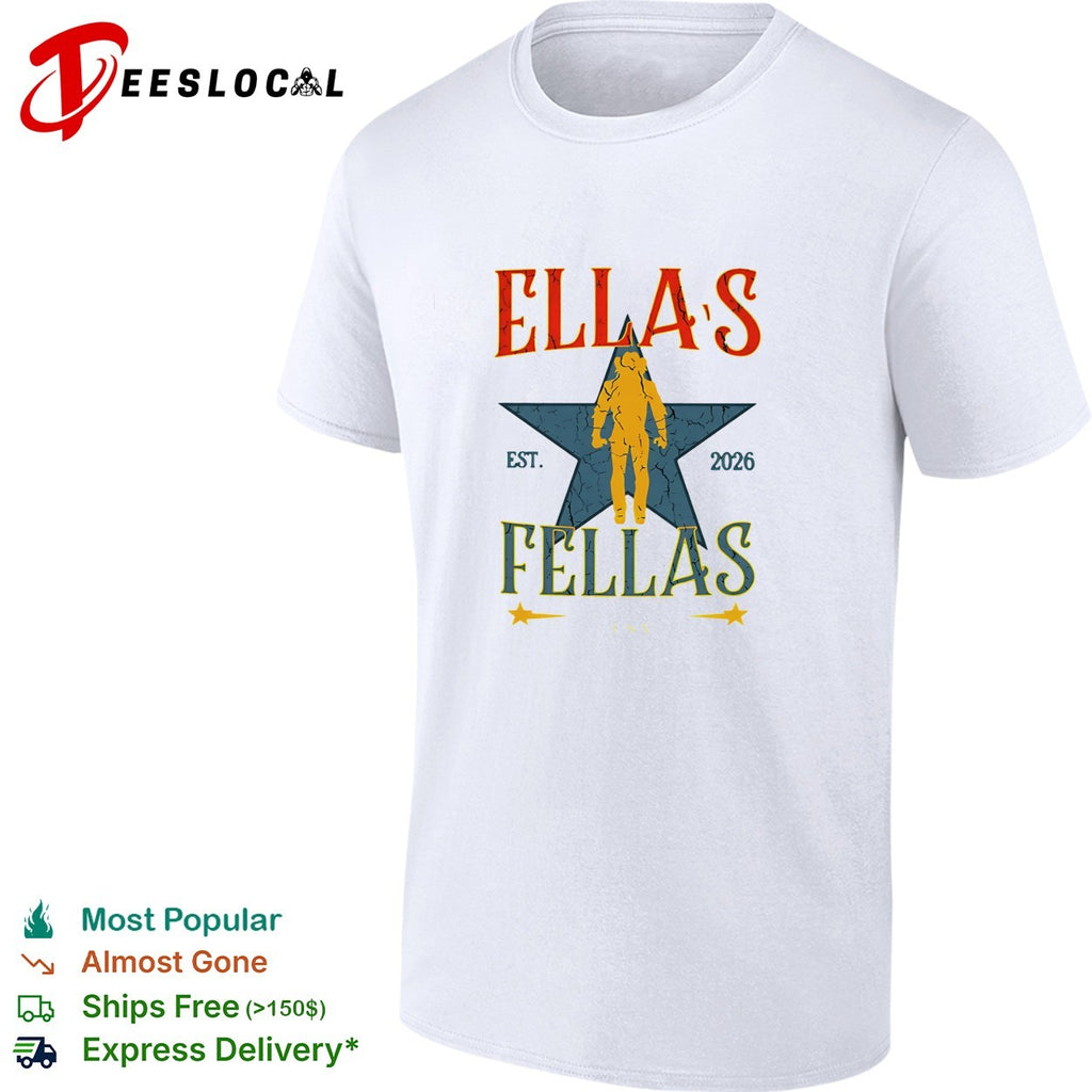 Ella’s Fellas est 2026 star astronaut silhouette shirt