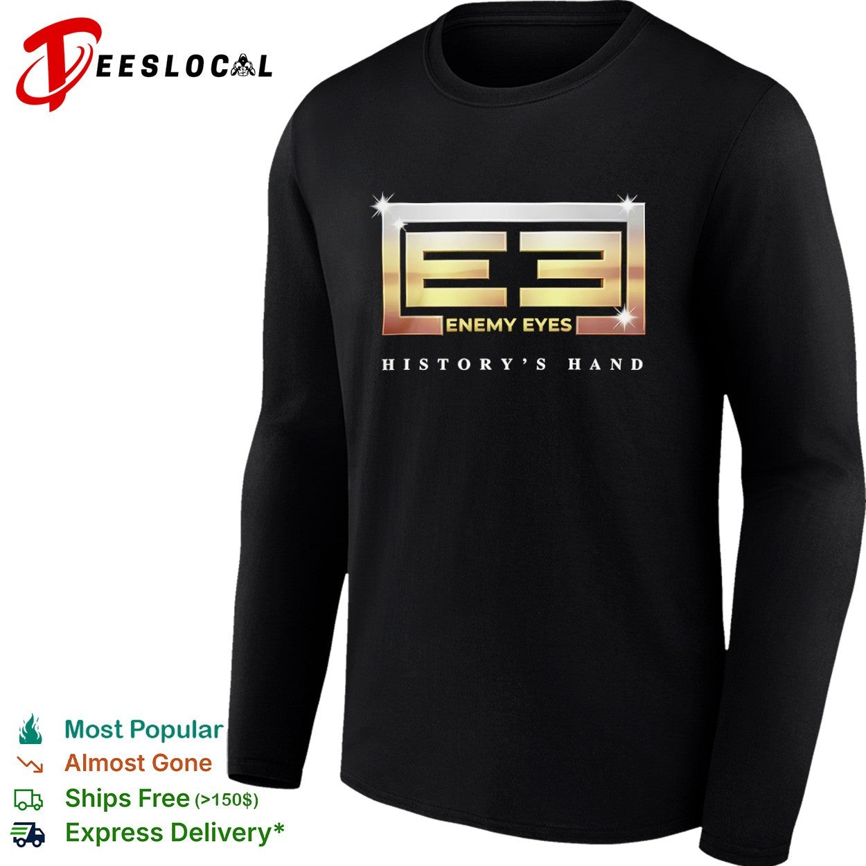 Enemy Eyes History’s Hand shirt