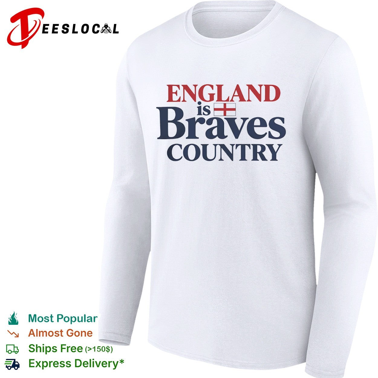 England Is Braves Country World Cup 2026 shirt