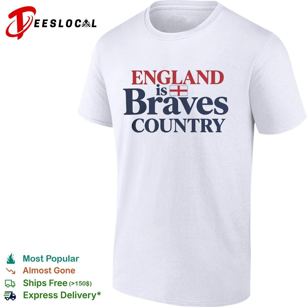 England Is Braves Country World Cup 2026 shirt