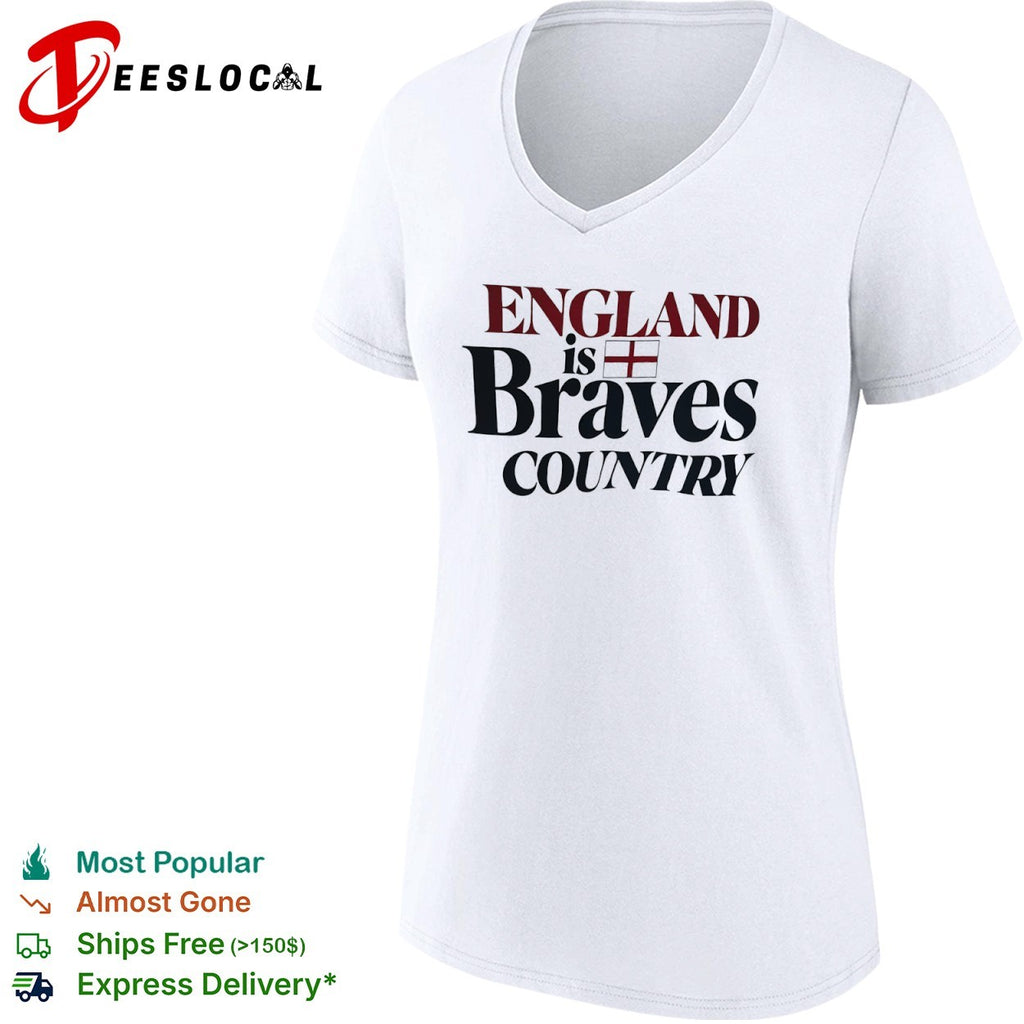 England flag is Braves country shirt