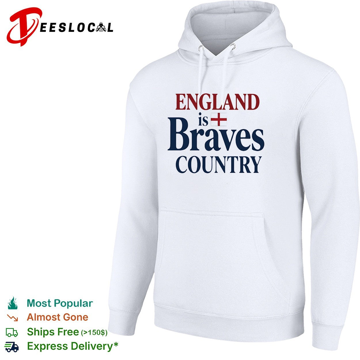 England is Braves Country England flag shirt