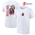 Erling Haaland Norge World Cup graphic pose shirt