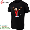 Erling Haaland Norway jersey raising arms shirt