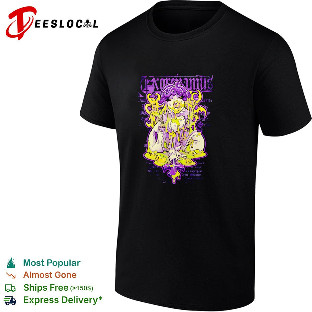 Exorcizamus possessed woman dripping slime exorcism shirt