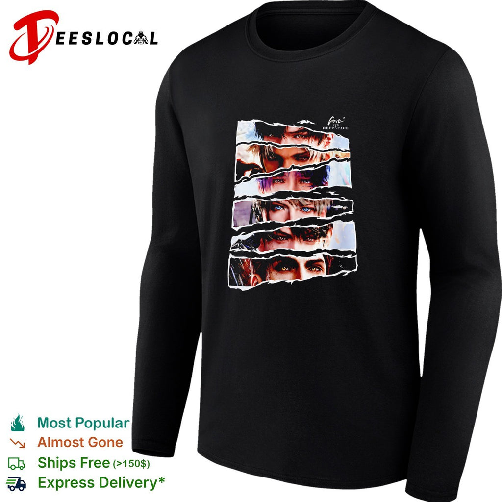 Eyes window Love and Deepspace characters graphic shirt