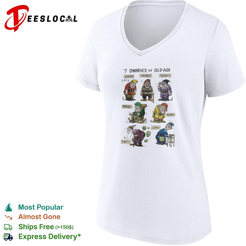 Fairy tale 7 dwarves of old age old men shirt