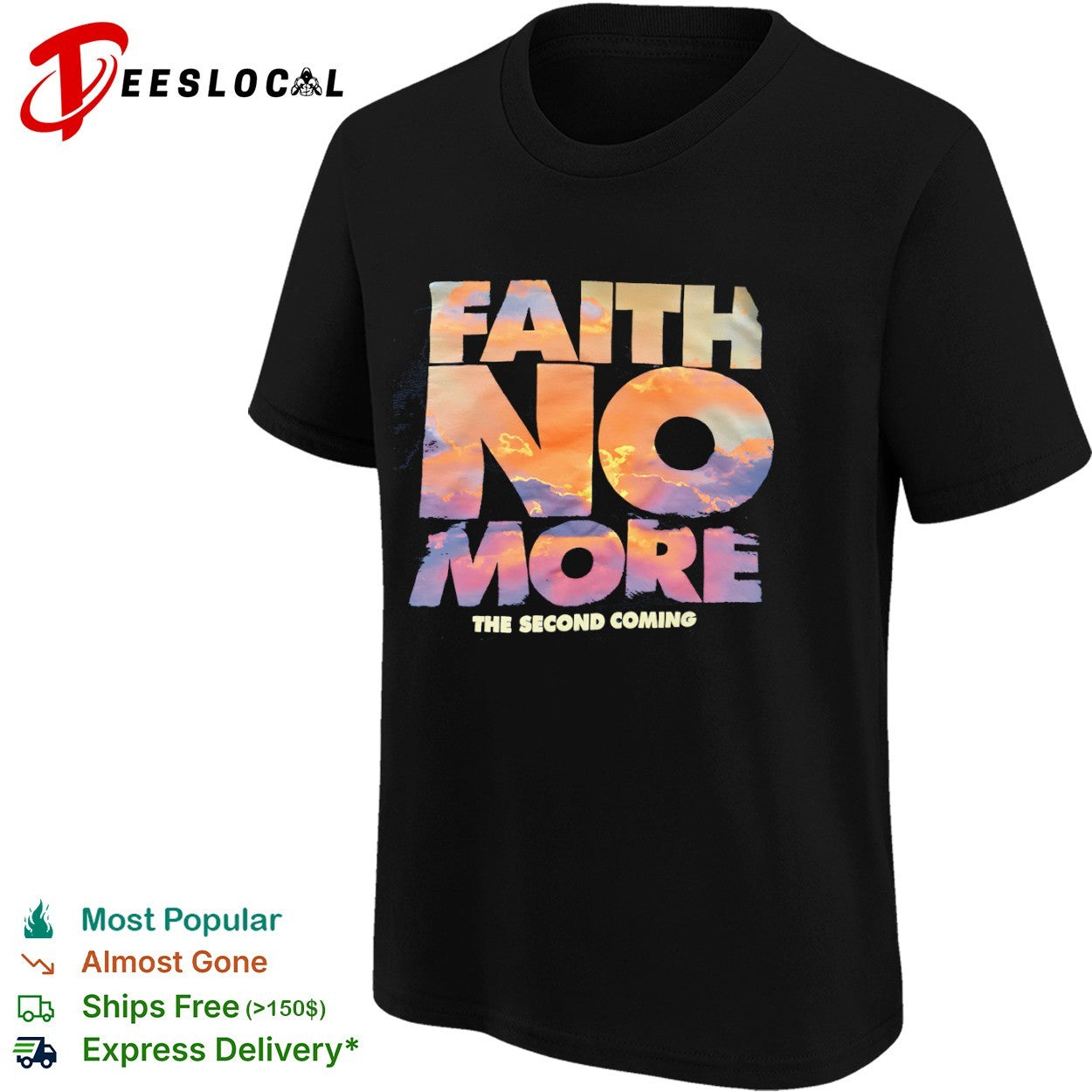 Faith No More The Second Coming Sunset Cloud Band shirt