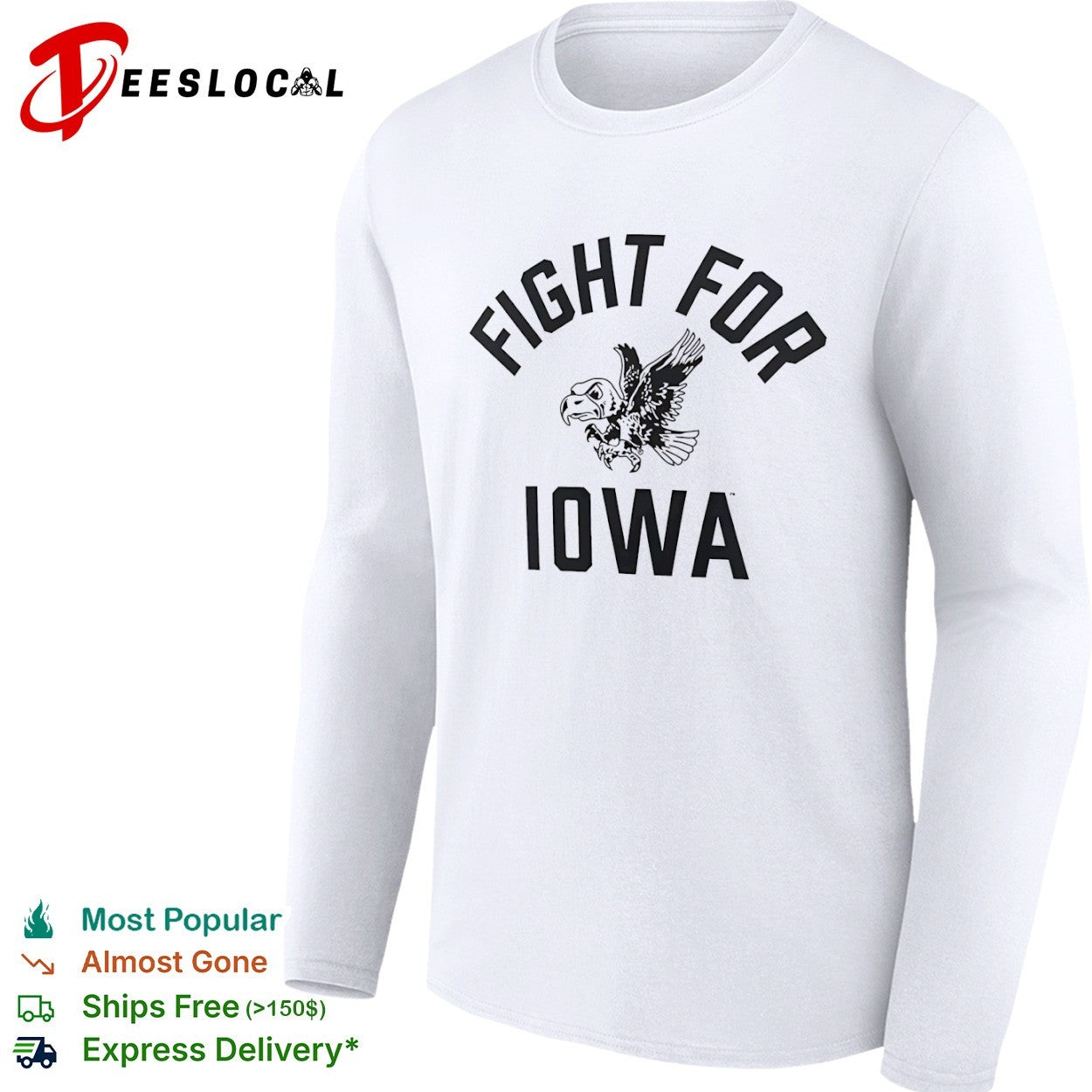 Fight for Iowa University of Iowa Hawkeyes NCAA Team shirt